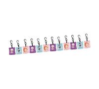 WRITWAA 4 Set Portachiavi in stoffa Panni Schermo Multiuso Salviette Per La Pulizia Delle Lenti Salviette Per Lenti Salviette Elettroniche Panno in Fibra 3 Pezzi * 4
