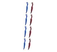WRITWAA 4 Set Spazzola Per La Pulizia Della Protesi Spazzolino Dentiera Spazzolino Per Dentiera Per Protesi Schierato Strumento Per La Pulizia Del Tutore Per i 2 Pezzi * 4