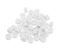 WRITWAA 40 Cuscinetti Rotanti per Nail Art 3D in Plastica Bianca Albero Rotante 12X13/7Mm Accessori Fai da Te per Decorazioni Unghie e Creazioni Gioielli