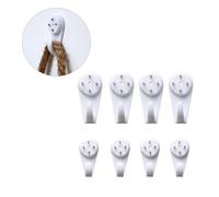 WRITWAA 40 ganci da parete in cemento - Ganci invisibili - per quadri senza danni alla parete - resistenti per cemento e cartongesso per opere d'arte, quadri e orologi