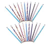 WRITWAA 48 Pezzi Matite per Bandiera Usa da Patriottico Luglio Matite Colorate Ergonomiche Resistenti per Scrittura e Pittura Regalo Festa Indipendenza