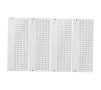 WRITWAA 4fogli Adesivi Numerici Etichette Numerate Autoadesive Piccole per Unghie Codifica Colore Inventario Salone Organizzazione Manicure Materiale Resistente