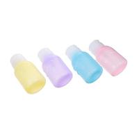 WRITWAA 4pezzi Bottiglie Di Plastica Pressate Bocca Larga Per Rimuovere Lo Smalto Contenitori Multiuso Creativi Per Conservazione Bottiglie Per Conservazione Da Viaggio Sicure e Durevoli