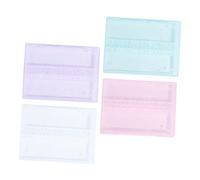WRITWAA 4Pezzi Contenitori Per Strumenti Nail Art Organizer Per Bit Trapano Per Unghie Colori Design Resistente e