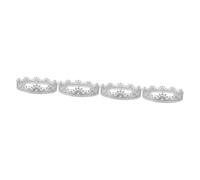 WRITWAA 4pezzi Crown Decorative Headband Per Cosplay Vintage King Crown Stile Antico Accessorio Elegante Per Feste e Compleanni Comfort e Leggerezza Per Eventi Speciali