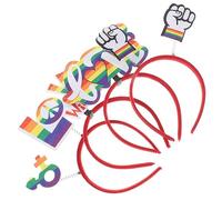 WRITWAA 4pezzi Fascia Per Accessori Per Orgoglio Fascia Per Mese Orgoglio Regali Lgbtq Accessori Per e Cosplay