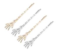 WRITWAA 4pezzi Forcine Per Di Scheletro Accessori Per Decorativi Per Di Halloween Gotici Per