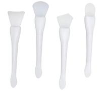 WRITWAA 4pezzi Pennelli Per in Silicone Applicatori Per Design Ergonomico Per Applicazione Leggero e Compatto Per Viaggi e Su Piccole Zone Del