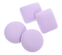 WRITWAA 4pezzi Spugne Per Puff Per e Riutilizzabili e Lavabili Adatte Per Applicazione Base e Blush Colori Tondo
