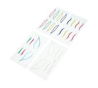 WRITWAA 4sets Adesivo Per Eyeliner Da Femminile Decalcomanie Per Eyeliner Di Bellezza Per Per Palco Adesivo Per Per Contorno Occhi Chic