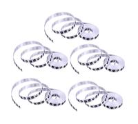 WRITWAA 5 Nastro con Stampa Zampe di Cane in Poliestere da Accessorio Fai da Te per Decorazioni Regalo Confezioni e Bouquet con Motivo Impronte Canine