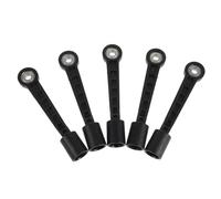WRITWAA 5 Pezzi Barra di Collegamento per Massaggiatore 12.5mm-13mm in Plastica Nera, Compatibile con Attrezzi Fitness e Sostituzione Professionale a Casa