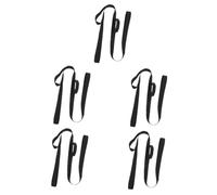 WRITWAA 5 Pezzi Cintura Da Allenamento Per Sollevamento Gambe Bande Formazione Elastico Pilates Sollevatore Di Gambe Fasce Elastiche Per L'esercizio Gamba Supporto 1 Articolo Black