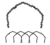 WRITWAA 5 Pezzi Decorazione per Feste di Halloween a Forma di Gatto Bianco in Pet, Lucida e Versatile, per Party e Scuole, per Un’Atmosfera Spettrale e Creativa