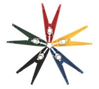 WRITWAA 5 pezzi di pinzette graduate per esercizi di presa, per dita e pollice, per rafforzare le dita e migliorare la forza della presa, disponibili in 5 colori.