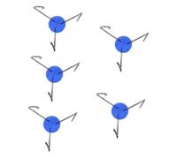 WRITWAA 5 Pezzi gancio portaflebo cremagliera sospeso accessorio asta portaflebo gancio per supporto verticale per infusione gancio per portaflebo Acciaio inossidabile