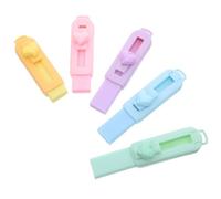 WRITWAA 5 Pezzi Gomme da Cancellare Retrattili per Matite con Design Ergonomico e Pulizia Efficiente, Materiale Resina e Plastica, per Ufficio e Viaggio, Set