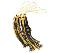 WRITWAA 5 pezzi Nappine per Cappello Laurea con Charm in Poliestere Decorazioni Laureando per Festa Diploma e Berretto Universitario