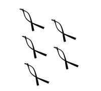 WRITWAA 5 Set Accessori Per Occhiali Parti Sostituzione Stanghetta Occhiali Occhio Occhiali Braccia Gambe Braccio Gambe Per Occhiali Gambe Degli Occhiali Black Tr90 2 Paia*5