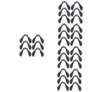 WRITWAA 5 Set Occhiali Da Bacino Naso Occhiali Naso Tampone Parti Degli Occhiali Naselli Anti Naselli Autoadesivi Sostituzioni Naselli Per Occhiali Nasale Black Metallo 6 Pezzi * 5
