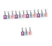 WRITWAA 5 Set Portachiavi in stoffa Panni Schermo Salviette Per La Pulizia Delle Lenti Multiuso Detergente Per Occhiali Pulitore Di Schermi Panno in Fibra 3 Pezzi * 5
