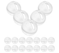 WRITWAA 50 Inserti Sonaglio per Giocattoli per Bambini - Inserti Sonaglio per Giocattoli per Bambini - Accessori per Burattini di Animali - Campanelli di Plastica - Squeaker per di Peluche E