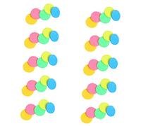 WRITWAA 50 Pezzi Cotone Detergente Di Grandi Dimensioni Inventare Spugna Giri Crea Spugne Riutilizzabile Bob Trucco Spugna Per Il Viso Facciale Spugne Per Il Viso Cotone Di Polpa Di Legno