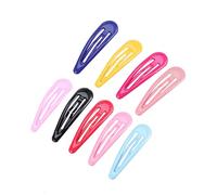 WRITWAA 50 Pezzi Fermagli per Ragazze Clip Metalliche Colorate e Pratiche per Acconciature Creative Colore Casuale