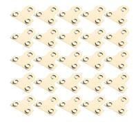WRITWAA 50 Pezzi Kit Ganci per Cornici da Parete in Ferro Curvo Oro, , Capacità Grande, Uso Versatile per Esposizione di Quadri e Opere D'arte