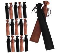 WRITWAA 50 Pezzi Sacchetti Penna in Tessuto Morbido con Coulisse Astucci Portapenne Leggeri per Studenti e Ufficio Custodie Protettive Singole per Penne Stilografiche Penne Sfera e Matite