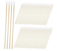WRITWAA 500pezzi Bastoncini Di Cotone Di Precisione Cotton Fioc Appuntiti Per Pulizia Dettagliata Usa e Getta Per Trucco Auricolari e Fessure Della Tastiera