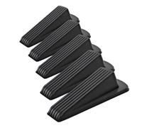 WRITWAA 5pezzi Fermaporta in Gomma Cuneo Fermaporta per Protezione Muri per Porte Aperte Casa e Ufficio Antiscivolo e Sicuro