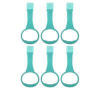 WRITWAA 6 anelli per box per bambini | anelli per tirare su la culla | maniglione per alzarsi dal letto per neonati | assistente per camminare per bambini piccoli, girello per culla appeso in piedi