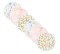WRITWAA 6 Coppette Assorbilatte Lavabili in Materiale di Bambù Traspiranti, Riutilizzabili per Allattamento, Assorbilatte Morbide e Leggere per Maternità, Protezione Stili multipli