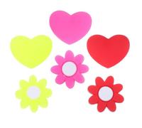 WRITWAA 6 Pezzi Ammortizzatore Resistente in Silicone per Racchetta da Tennis a Forma di Fiore e Cuore e Miglioramento delle Prestazioni per Competizioni