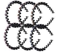 WRITWAA 6 Pezzi Cerchietto per Donne Fasce per Diverse Colorazioni per Feste e Speciali Antiscivolo e Accessorio Unisex per Eventi e Attività Notturne