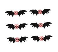 WRITWAA 6 pezzi Fermagli Halloween con Teschio e Accessori Leggeri e Resistenti per Ragazze Decorazione Festival