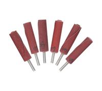 WRITWAA 6 Pezzi Ruote Abrasive con Manico per Levigatrice Dischi Vetrati Multigrana Strumento Levigatura e Lucidatura Dettaglio per Finiture Professionali e Te