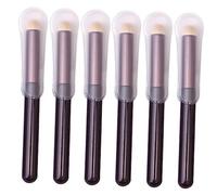 WRITWAA 6 Pezzi set di pennelli per il trucco spugna correttore pennello correttore Soffio di polvere Miscelare pennello da trucco spugne per il trucco per polvere sciolta colla