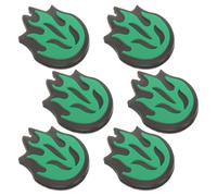 WRITWAA 6 Pezzi Smorzatore per Racchetta da Tennis in Silicone Verde Assorbimento degli Urti e Miglioramento del Controllo per Partite di Tennis