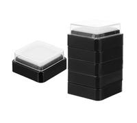 WRITWAA 6 Pezzi Tamponi di Inchiostro Quadrati 3x3cm in Spugna Plastica, Vuoti e Portatili, per Scrapbooking e Progetti Creativi Fai-da-Te Affidabili