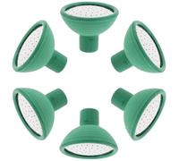 WRITWAA 6 Pezzi Ugelli Nebulizzatori da Giardino in Plastica ad Alta Resistenza, Testine per Irrigazione Flusso Controllato e Attacco Rapido, Irrigatore per Fiori per Piante da Giardino