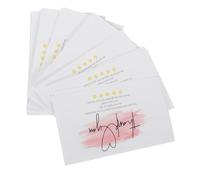 WRITWAA 60 pezzi Biglietti di ringraziamento color per piccole imprese e negozi cartoncini spessi resistenti per e-commerce boutique ristoranti personalizzabili confezione per utilizzo