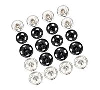 WRITWAA 60 Pezzi Bottoni Automatici in Metallo Cucibili per Abbigliamento Te Clip Invisibili Resistenti per Progetti di Cucito e Riparazioni Mano