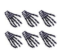 WRITWAA 6pezzi Fermagli Per Scheletro Halloween Clip Per Ragazze e Accessori Per Costume