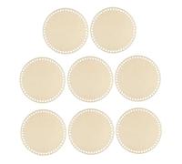 WRITWAA 8 Pezzi Base in Legno Robusto per Borsa all Uncinetto Fondo Rotondo con Supporto Leggero e Facile da Assemblare per Borse Te e Creazioni Artigianali