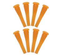WRITWAA 8 Pezzi Bastoncini per Spiumatura Pollame in Tendine Arancia per Pulizia Rapida, Accessori per Macchina Spiumatrice di Quaglie e Polli, per Uso in Macchine Spiumatrici