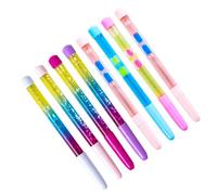 WRITWAA 8 Pezzi Penna Magica a Bastone Cappuccio, Plastica, Cartone | Design Elegante a Bacchetta, per Quaderni e Pagine da Colorare, Collezione di Cancelleria, Regalo Originale Colore Casuale