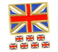 WRITWAA 8 pezzi Spilla Inglese Spilla Bavero Union Jack in Metallo Leggero Accessorio Patriottico per e Donna Souvenir Regno Design British e Versatile