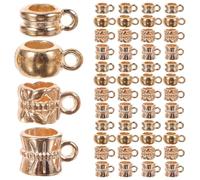 WRITWAA 80 pezzi Charms in Metallo per Fai da Te Pendenti Piccoli per Braccialetti e Collane Decorazioni Gioielli Leggere e Resistenti per Creazioni Creative